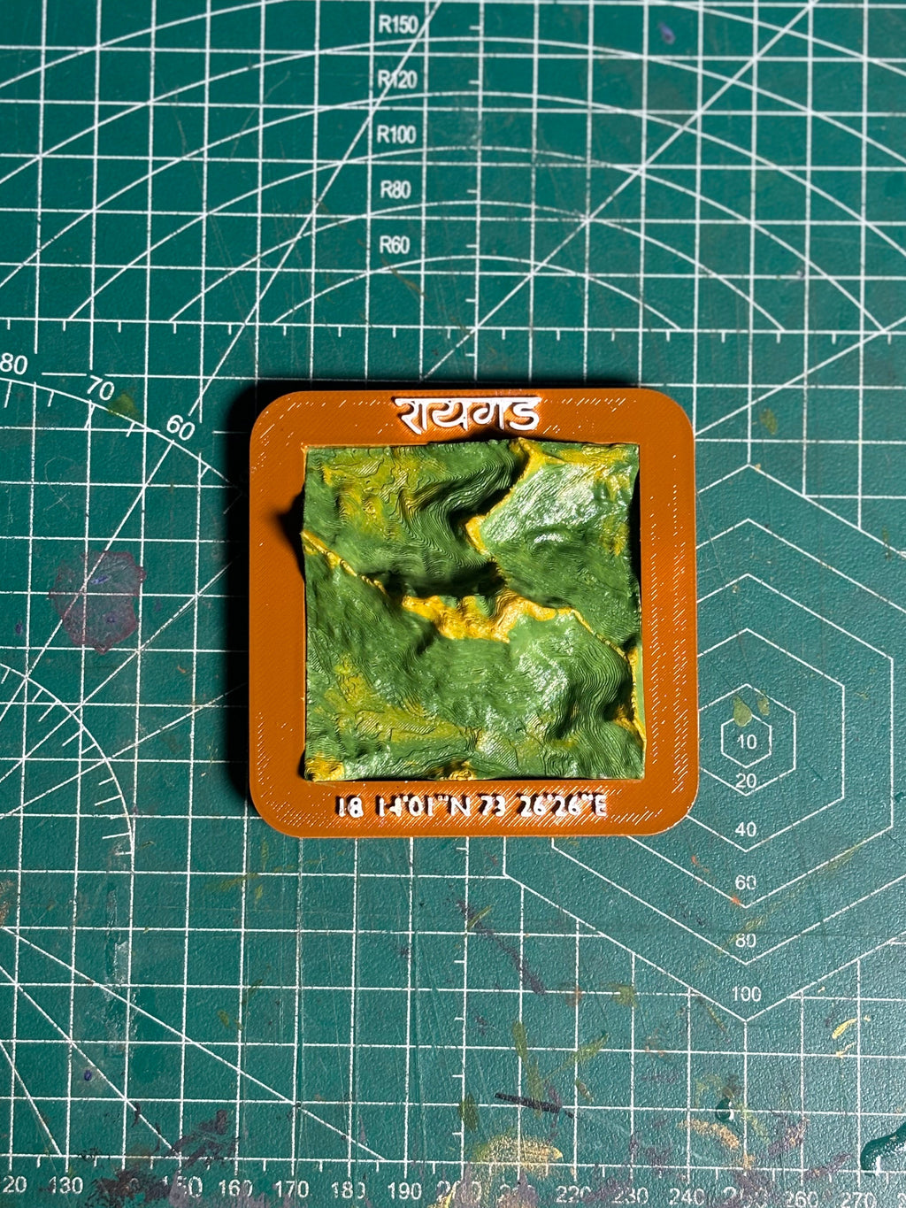 Raigad Terrain Fridge Magnet