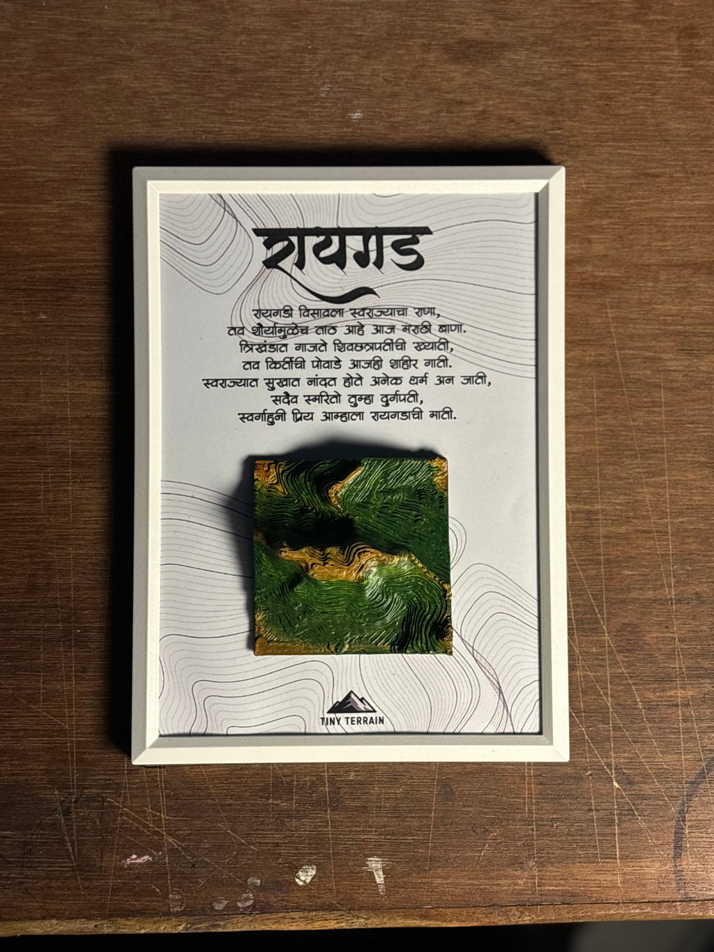 Raigad 3D Terrain Wall Art