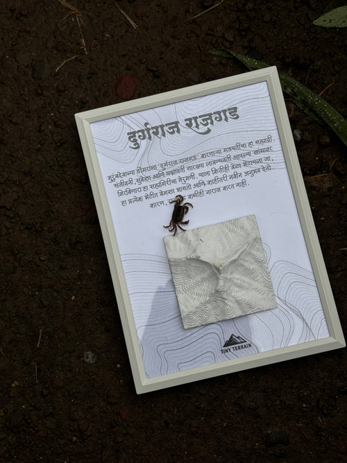 Rajgad 3D Terrain Wall Art