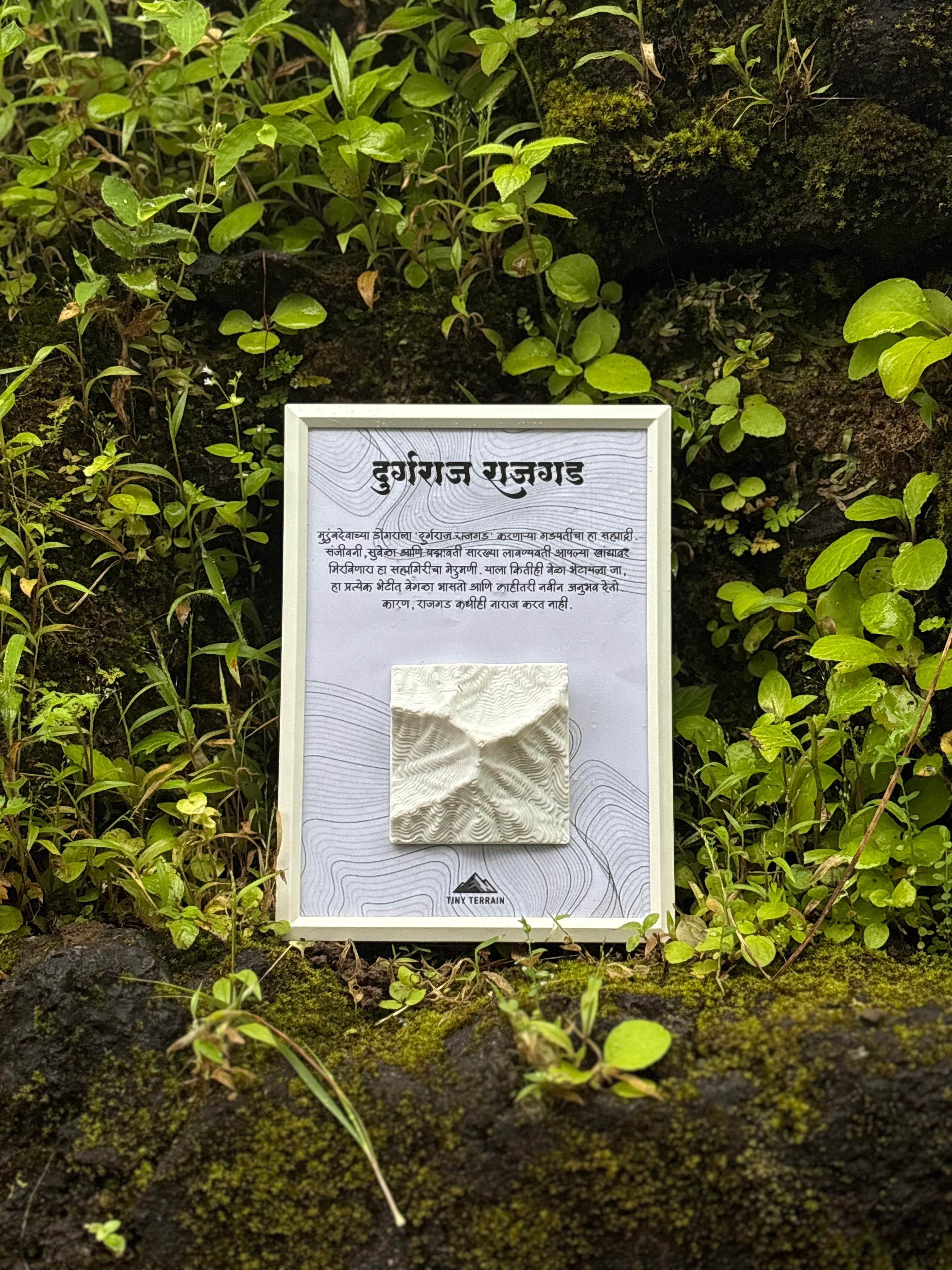 Rajgad 3D Terrain Wall Art